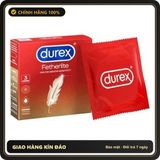 (Che Tên) Bao Cao Su Durex Fetherlite Siêu Mỏng Truyền Nhiệt Nhanh Chuẩn Auth