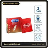(Che Tên) Bao Cao Su Durex Fetherlite Siêu Mỏng Truyền Nhiệt Nhanh Chuẩn Auth
