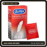 (Che Tên) Bao Cao Su Durex Fetherlite Ultima Siêu Mỏng Chính Hãng Bảo Mật Tuyệt Đối