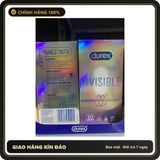 (Che Tên) Bao Cao Su Durex Invisible Chính Hãng - Siêu Mỏng, Cảm Giác Như Không Hỗ Trợ 24/7