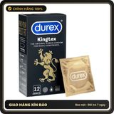 (Che Tên) Bao Cao Su Durex Kingtex Size 49mm Mỏng Trơn Nhiều Gel Cao Cấp Bảo Đảm