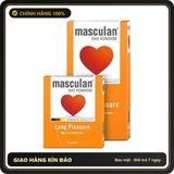 (Che Tên) Bao Cao Su Tăng Thời Gian masculan Long Pleasure Của Đức Hộp Trắng Kín