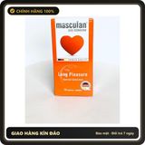 (Che Tên) Bao Cao Su Tăng Thời Gian masculan Long Pleasure Của Đức Hộp Trắng Kín
