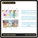 (Che Tên) Combo 2 Hộp Bao Cao Su Bi Gai Lớn HBM (Giao Cùng Loại) Chuẩn Auth