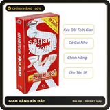 (Che Tên) Bao Cao Su Nhật Bản Có Gai Tăng Thời Gian Sagami Feel Long 10s Chuẩn Auth