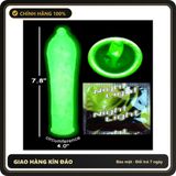 (Che Tên) Bao cao su dạ quang phát sáng Night Light Hộp 7 chiếc Hộp Trắng Kín
