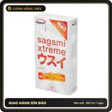 (Che Tên) Bao cao su Nhật Bản siêu mỏng Sagami Xtreme Super Thin 10s Cao Cấp Bảo Đảm