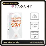 (Che Tên) Bao cao su Nhật Bản siêu mỏng Sagami Xtreme Super Thin 10s Cao Cấp Bảo Đảm