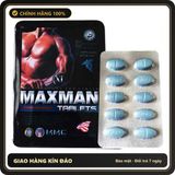 (Che Tên) Viên uống tăng cường sinh lý nam giới MaxMan 3800mg - Chiết xuất tự nhiên hỗ trợ sinh lực, kéo dài thời gian thân mật - Hàng Mới Về