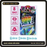 (Che Tên) Bao Cao Su Có Gân Ôm Sát Nhiều Gel Tạo Ấm Của Nhật Jex Super Hold (H8) Cao Cấp Bảo Đảm
