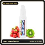 (Che Tên) Gel bô.i trơ.n Gốc Nước Của Mỹ Swiss Navy Strawberry Kiwi 118ml Hộp Trắng Kín