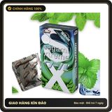 (Che Tên) Bao Cao Su Hương Bạc Hà Mát Lạnh Sagami Spearmint Giao Nhanh Toàn Quốc