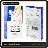(Che Tên) Bao Cao Su Mỏng Trơn Không Mùi Sagami Love Me Gold Nhật Bản H10 Bảo Mật Tuyệt Đối