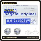 (Che Tên) Bao cao su Sagami Original 0.02 - Siêu Mỏng - Non Latex - 100% chính hãng Giao Nhanh Toàn Quốc