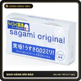 (Che Tên) Bao cao su Sagami Original 0.02 - Siêu Mỏng - Non Latex - 100% chính hãng Giao Nhanh Toàn Quốc