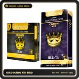 (Che Tên) Bao Cao Su Okamoto Crown Nhật Bản Hộp Trắng Kín