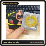 (Che Tên) Bao Cao Su Storm 7 Bi Lớn Hương Dâu - Lốc 10 Chiếc - Hàng Mới Về