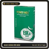 (Che Tên) Bao cao su 55mm Power Men Comfortable Ultra Thin Extra Longer Bảo Mật Tuyệt Đối