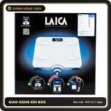 (Che Tên) Cân Sức Khoẻ Thông Minh Laica PS7011 - Cân Đo 6 Chỉ Số Cơ Thể, Kết Nối Bluetooth, Màu Trắng - Sản Phẩm Chăm Sóc Sức Khỏe Hàng Đầu Giao Nhanh Toàn Quốc