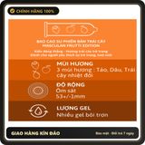 (Che Tên) Bao Cao Su Có Mùi Thơm Của Đức Masculan Frutti Edition 10s Cao Cấp Bảo Đảm