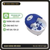 (Che Tên) Bồn Ngâm Massage Chân Laica PC1301 - Đèn Hồng Ngoại, 3 Chế Độ Massage Rung/Sủi, Chăm Sóc Sức Khỏe Từ Italy - Hàng Mới Về