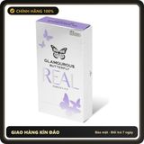 (Che Tên) Bao cao su mỏng ôm khít Jex Glamourous Butterfly Real - H8 Hộp Trắng Kín