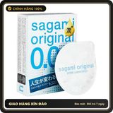 (Che Tên) Bao Cao Su Nhiều Chất Bôi Trơn Siêu Mỏng Sagami Original 0.02 Chuẩn Auth