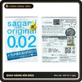 (Che Tên) Bao Cao Su Nhiều Chất Bôi Trơn Siêu Mỏng Sagami Original 0.02 Chuẩn Auth