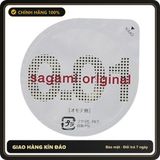 (Che Tên) Bao Cao Su Sagami Original 0.01 - Siêu Mỏng - Truyền Nhiệt Nhanh - Hàng Mới Về