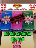 ( Hàng Chính Hãng Thái Lan).Bao cao su gai to, mềm mại,kích thích điểm G cực sướng, hộp 6 cái 