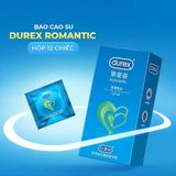 Bao cao su Durex Romantic - Mềm và mỏng - Hộp 12 cái - Gwen Shop Chính Hãng