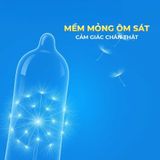 Bao cao su Durex Romantic - Mềm và mỏng - Hộp 12 cái - Gwen Shop Chính Hãng