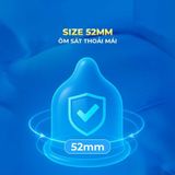Bao cao su Durex Romantic - Mềm và mỏng - Hộp 12 cái - Gwen Shop Chính Hãng