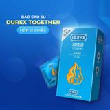 Bao cao su Durex Together - Mềm mại và mịn màng - Hộp 12 cái - Gwen Shop Chính Hãng