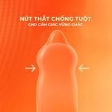 Bao cao su Durex Strawberry - Hương dâu, 56mm - Hộp 12 cái - Gwen Shop Chính Hãng