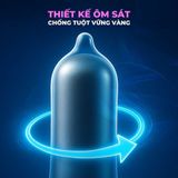 Bao cao su Durex Close Fit - Ôm khít, 49mm - Hộp 12 cái - Gwen Shop Chính Hãng