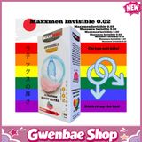 Bao cao su size 49mm Maxxmen Invisible 002 Chính Hãng - Gwen Shop Chính Hãng