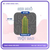 Durex Kingtex - Bao Cao Su Size Nhỏ 49mm Chính Hãng Giao Kín