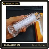 Massage - Bao Cao Su Đôn Dên Gai Đầu Tròn Brave Man Silicon, Đôn Dài 2.5cm & Gai Nổi Toàn Thân Giao Kín Đáo
