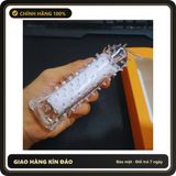Massage - Bao Cao Su Đôn Dên Gai Đầu Tròn Brave Man Silicon, Đôn Dài 2.5cm & Gai Nổi Toàn Thân Giao Kín Đáo