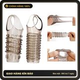 Bao Cao Su Đôn Dên Toàn Thân Có Gai Silicon Y Tế, Tăng Kích Cỡ & Hưng Phấn Đỉnh Điểm - Hộp 2 Chính Hãng Giao Kín