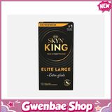Bao Cao Su Size Lớn Thêm Gel Skyn King Elite Large Extra Glide 10 Cái Chính Hãng - Gwen Shop Chính Hãng