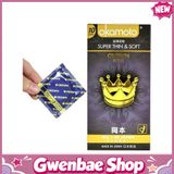 Bao Cao Su Kích Cỡ Nhỏ Okamoto Crown Chính Hãng - Gwen Shop Chính Hãng