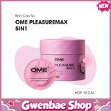 Bao Cao Su Kéo Dài Thời Gian Ome Pleasuremax 5in1 - Hộp 10 cái 377984 Chính Hãng - Gwen Shop Chính Hãng