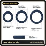Bộ 3 Vòng Đeo Dương Vật Svakom Triooo Ba chính hãng - sạc USB, chống nước, silicone mềm mại - giao hàng che tên kín đáo