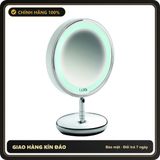 (Che Tên) Gương Trang Điểm Để Bàn Laica PC5004 - Gương Phóng Đại 5X Có Đèn LED - Thiết Kế Sang Trọng, Chắc Chắn, Chính Hãng Italy Bảo Mật Tuyệt Đối