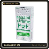 (Che Tên) Bao Cao Su Có Gai Sagami Xtreme White Nhật Bản Hộp Trắng Kín