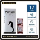 (Che Tên) Bao Cao Su Cá Ngựa Bạc Power Men Longer Plus Giao Nhanh Toàn Quốc