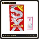 (Che Tên) Bao cao su Sagami Xtreme Feel Long Kèm Gel Gói Jex Hộp Trắng Kín
