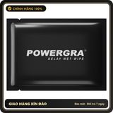 (Che Tên) Khăn lau Powergra Delay Wet Wipes kéo dài thời gian Bảo Mật Tuyệt Đối